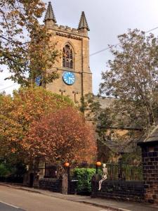 Staincliffe Church (with Halloween guest)